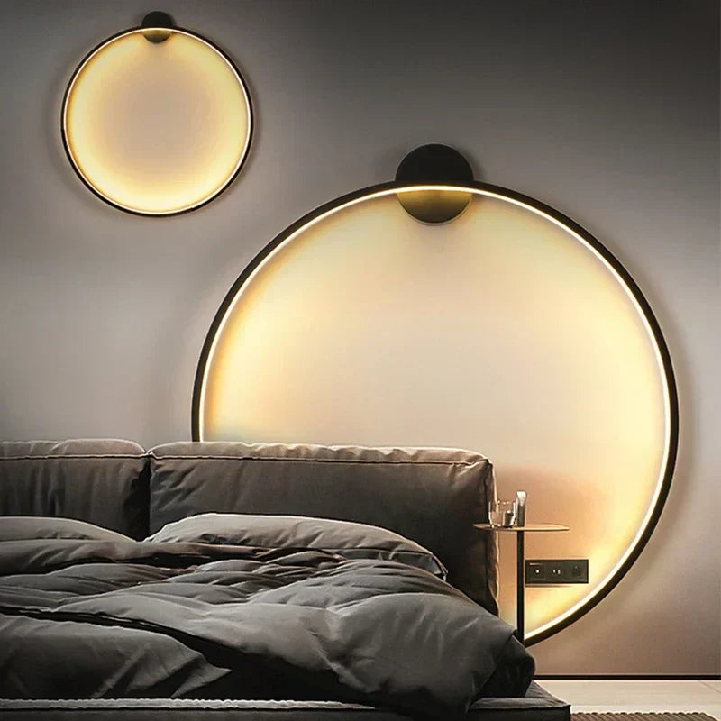 LED Wall Light - Minimalist Celestial Design for Home and Office Decor