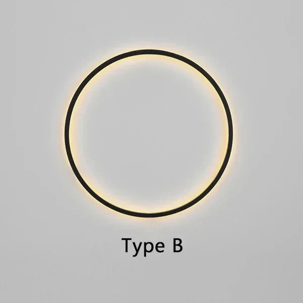 LED Wall Light - Minimalist Celestial Design for Home and Office Decor