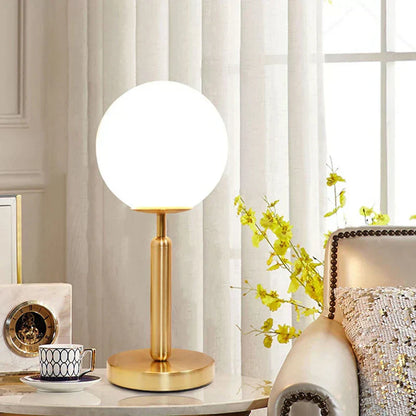 LED Table Lamp Brass Finish for Home Office Stylish Ambient Lighting