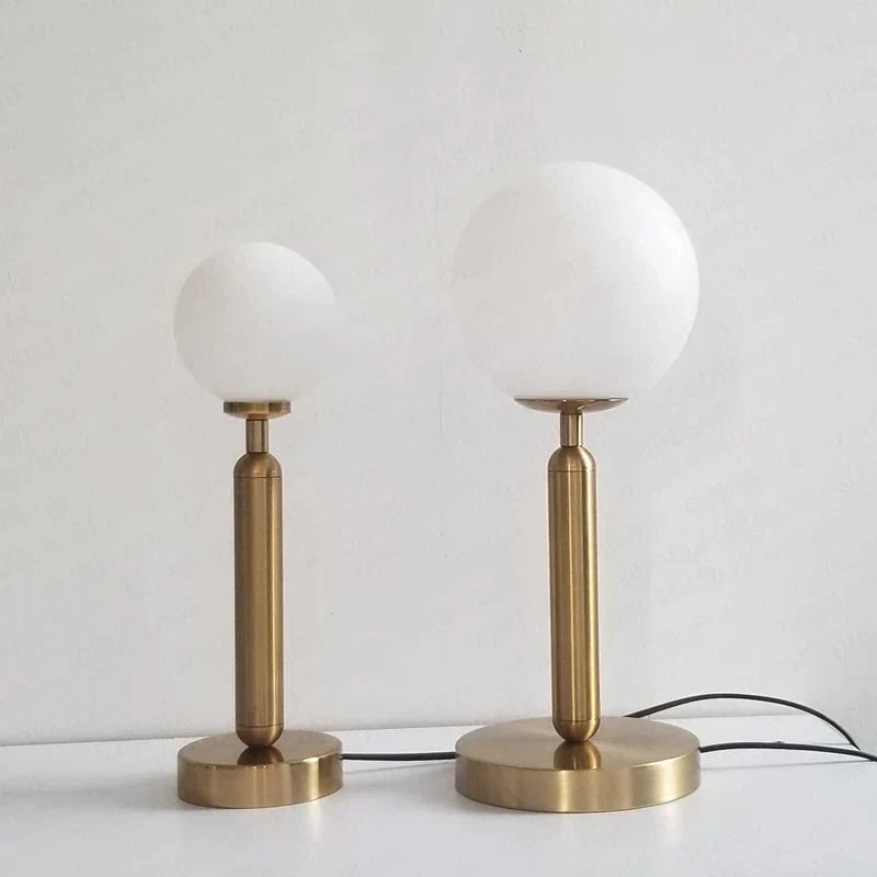 LED Table Lamp Brass Finish for Home Office Stylish Ambient Lighting