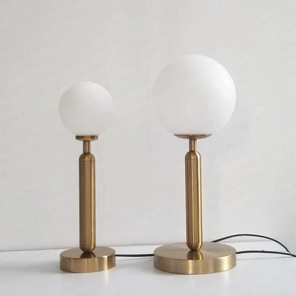 LED Table Lamp Brass Finish for Home Office Stylish Ambient Lighting
