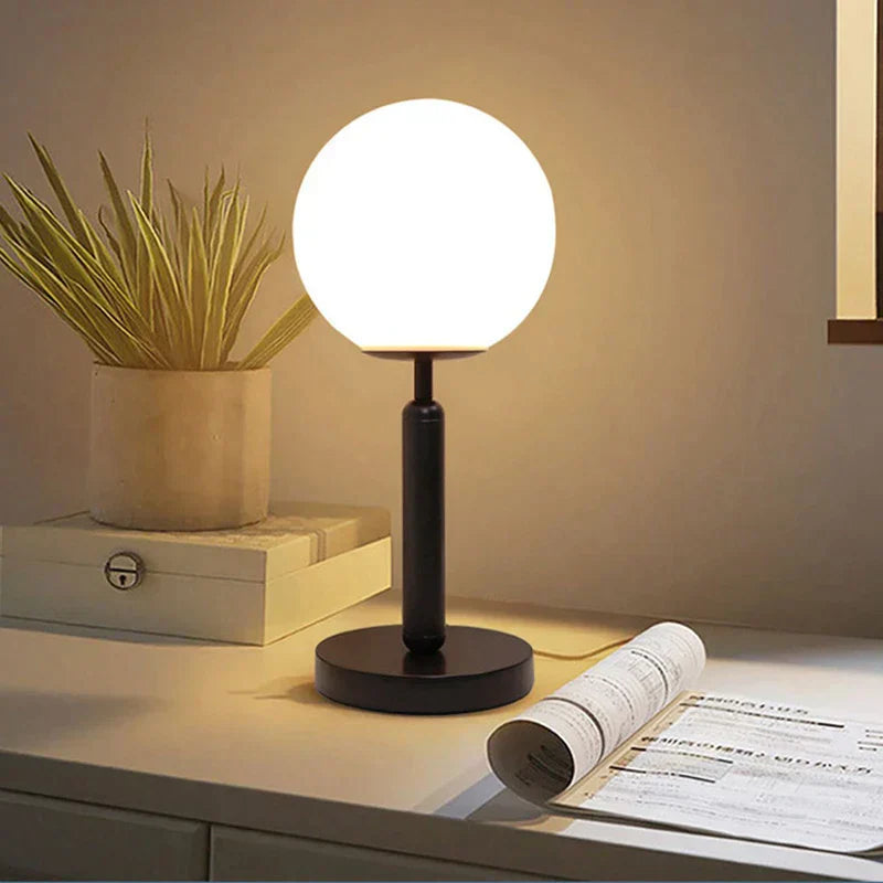 LED Table Lamp Brass Finish for Home Office Stylish Ambient Lighting