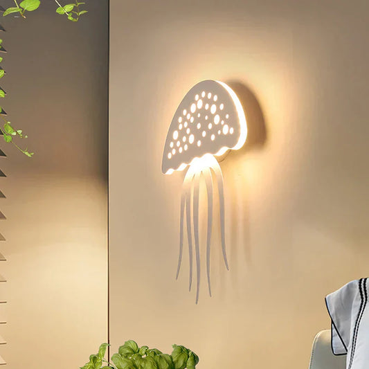 LED Jellyfish Wall Light for Home Decor - Unique Ocean-Inspired Design