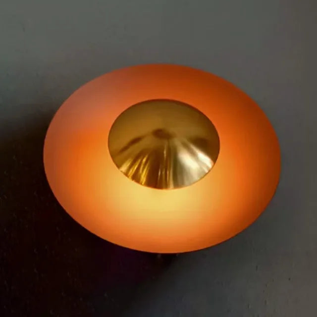 LED Wall Lamp for Home and Office - Contemporary Round Design, Energy Efficient
