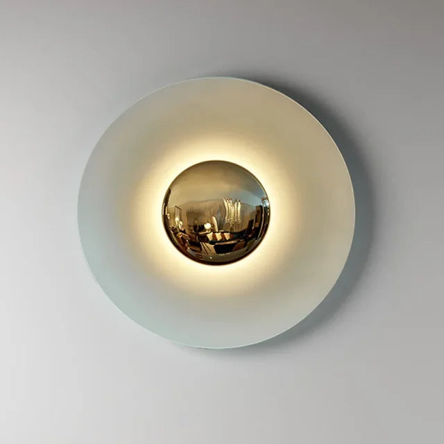 LED Wall Lamp for Home and Office - Contemporary Round Design, Energy Efficient