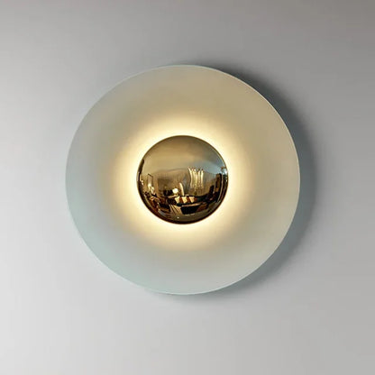 LED Wall Lamp for Home and Office - Contemporary Round Design, Energy Efficient
