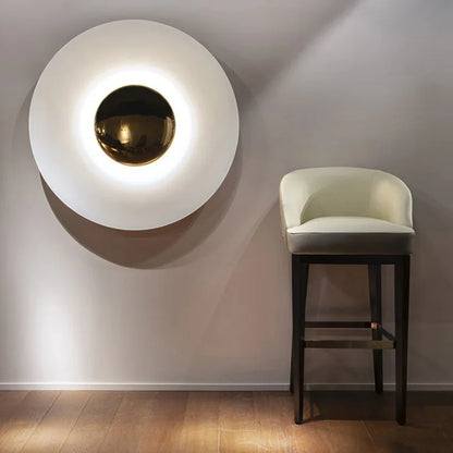 LED Wall Lamp for Home and Office - Contemporary Round Design, Energy Efficient