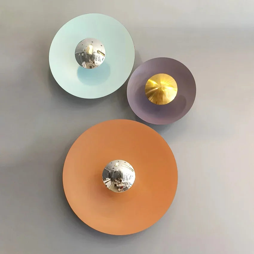 LED Wall Lamp for Home and Office - Contemporary Round Design, Energy Efficient