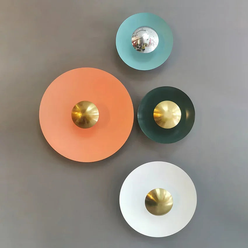 LED Wall Lamp for Home and Office - Contemporary Round Design, Energy Efficient