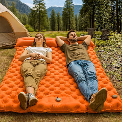 Ultralight Inflatable Mattress with Auto-Inflating Feature