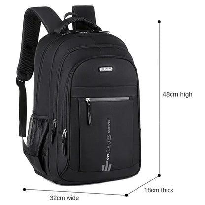 Waterproof Oxford Rucksack Large Capacity Business Casual Backpack