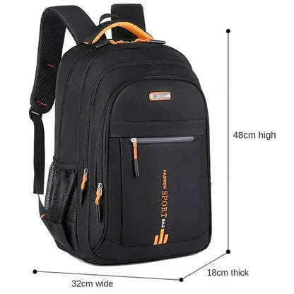 Waterproof Oxford Rucksack Large Capacity Business Casual Backpack