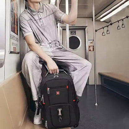 Waterproof Laptop Backpack with USB Charging Port and Multifunctional Design