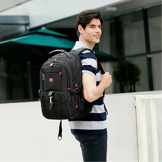 Waterproof Laptop Backpack with USB Charging Port and Multifunctional Design