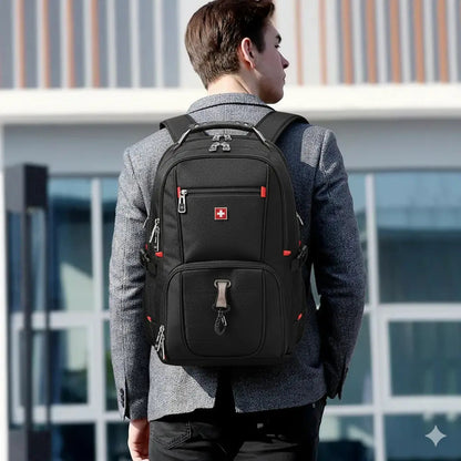 Waterproof Laptop Backpack with USB Charging Port and Multifunctional Design
