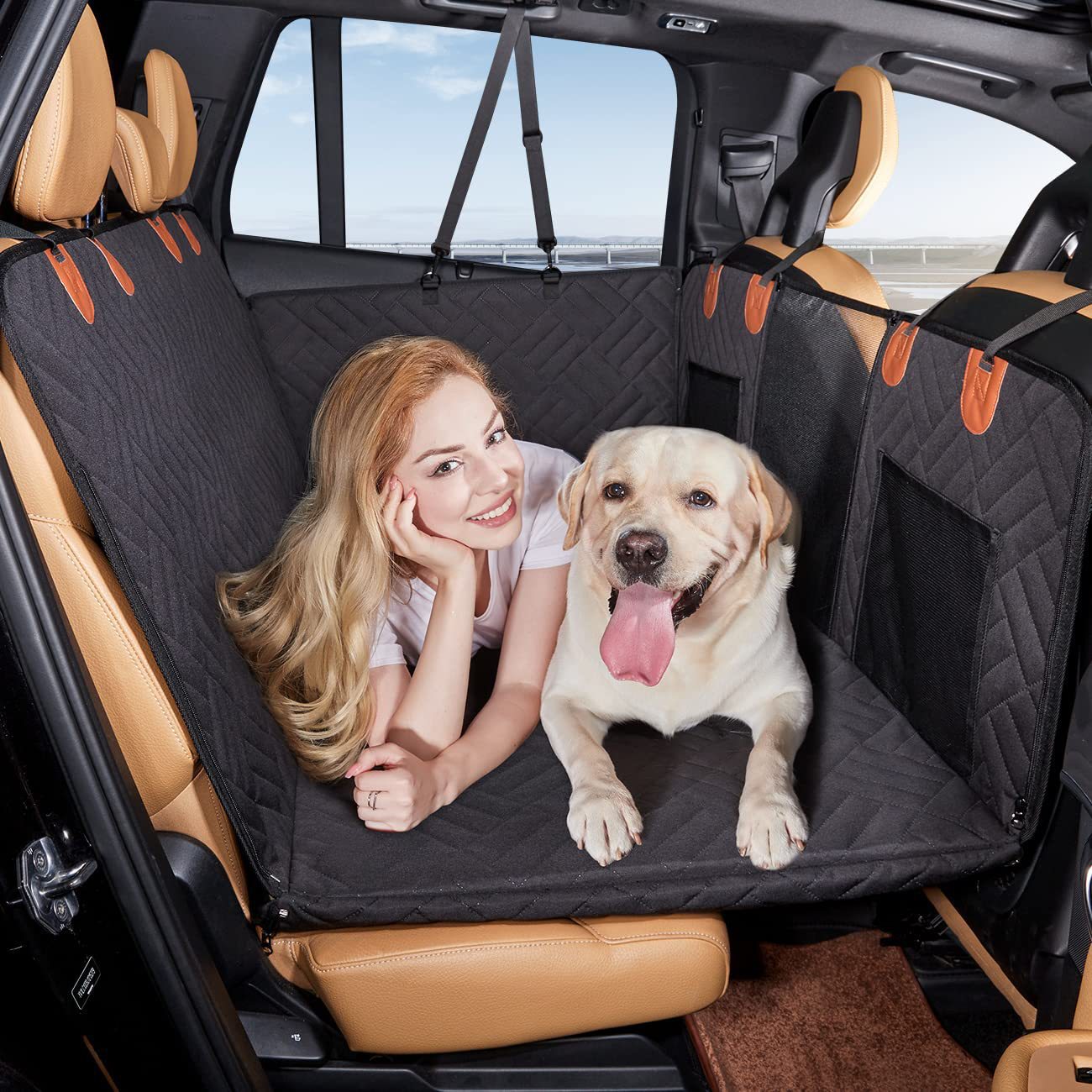 Car Seat Extender for Dogs Hard Bottom