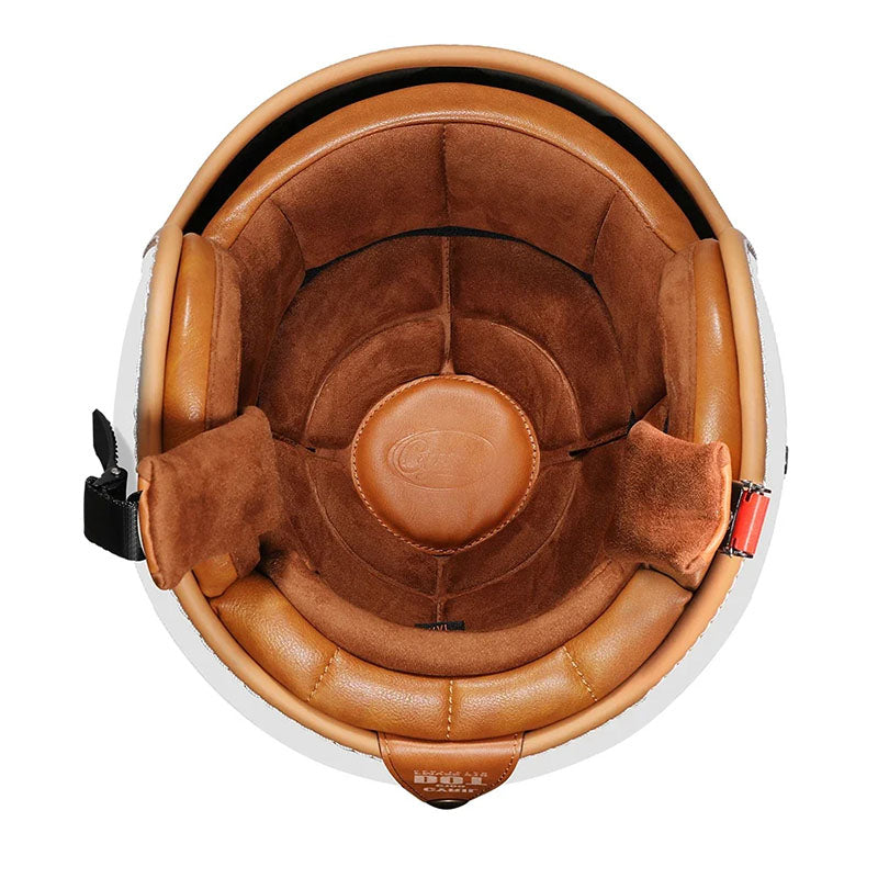 Open Face Helmet Lightweight ABS EPS Foam Retro