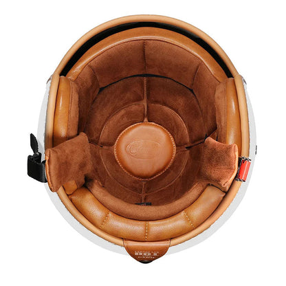 Open Face Helmet Lightweight ABS EPS Foam Retro