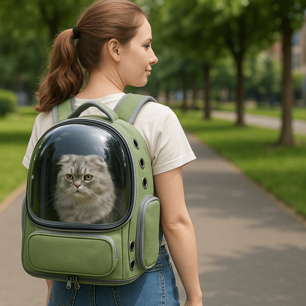 Cat Carrier Backpack Transparent Breathable
