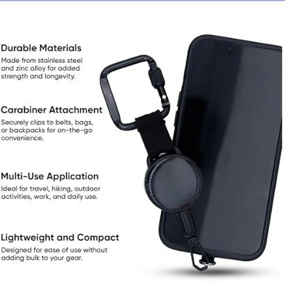 Retractable Phone Security Holder Anti-Theft Belt Clip