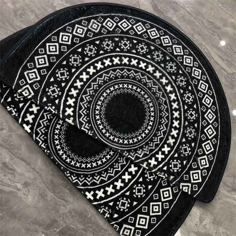 Half-Round Entrance Mat for Home and Office - Durable, Stylish, Non-Slip