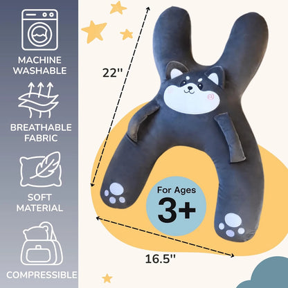 Car Cartoon Pillow Headrest Lumbar Support Pillow for Children