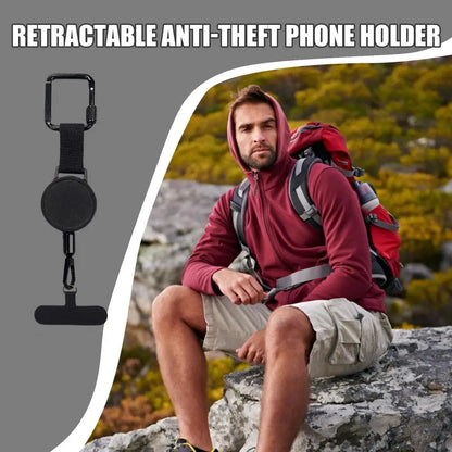 Retractable Phone Security Holder Anti-Theft Belt Clip