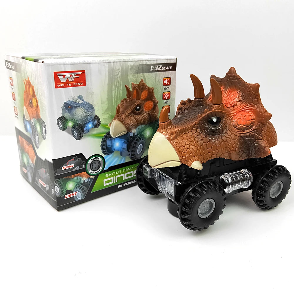 Dinosaur Toy Car Tyrannosaurus Rex Electric Interactive Game Model