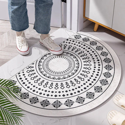 Half-Round Entrance Mat for Home and Office - Durable, Stylish, Non-Slip