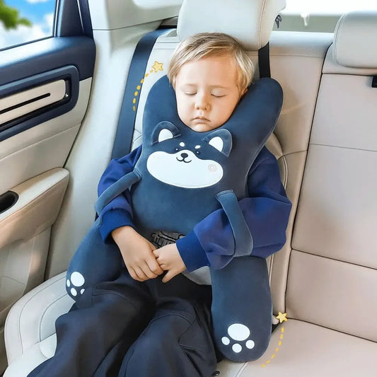Car Cartoon Pillow Headrest Lumbar Support Pillow for Children