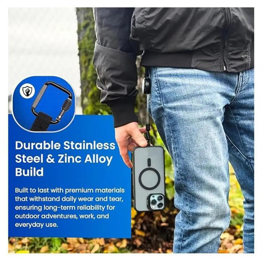 Retractable Phone Security Holder Anti-Theft Belt Clip