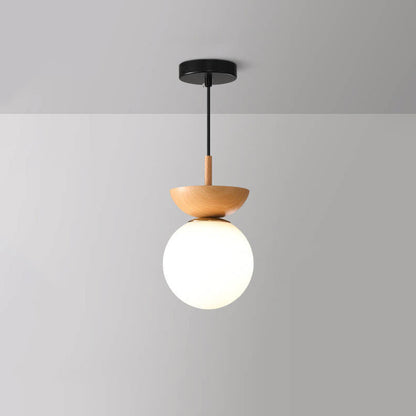 Japanese Ceiling Light with Adjustable Brightness for Home and Office Decor