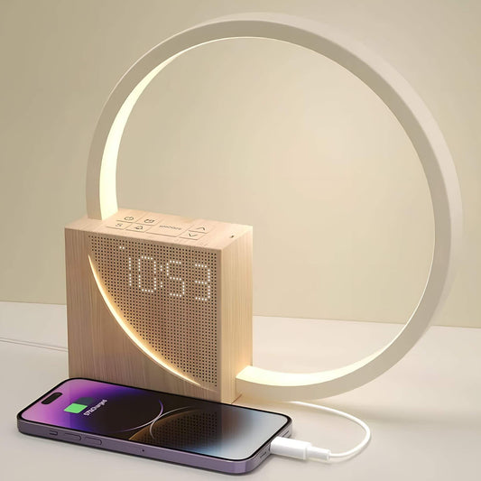 Sunrise Alarm Clock with Natural Light Simulation for Home and Office Use