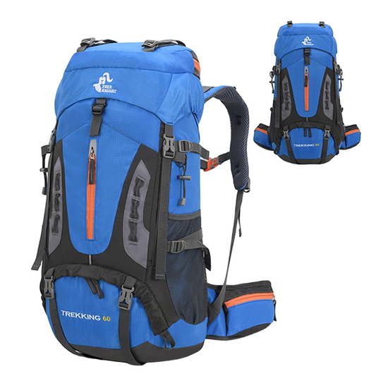 Hiking Backpack 60L Ergonomic Trekking Pack