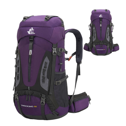 Hiking Backpack 60L Ergonomic Trekking Pack