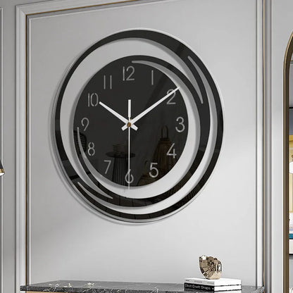Scandinavian Wall Clock with Silent Mechanism for Home and Office Decor