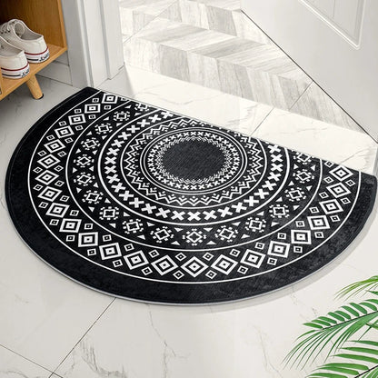 Half-Round Entrance Mat for Home and Office - Durable, Stylish, Non-Slip