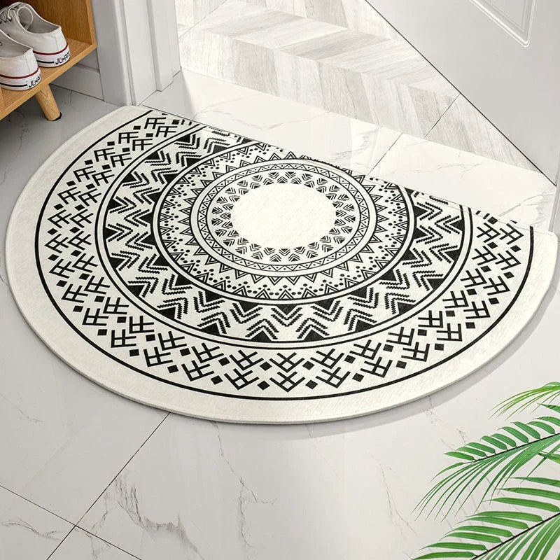 Half-Round Entrance Mat for Home and Office - Durable, Stylish, Non-Slip