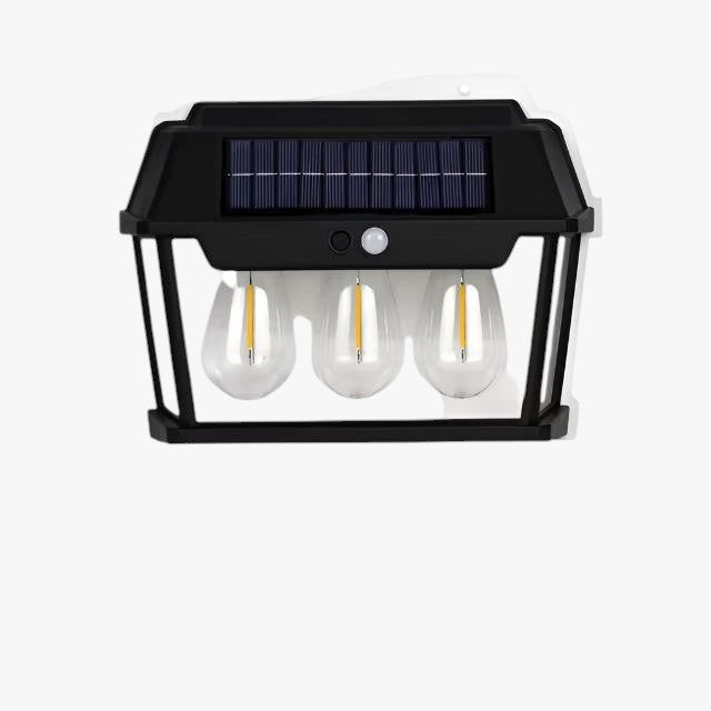 Solar Outdoor Wall Light with Motion Sensor and LED Bulb