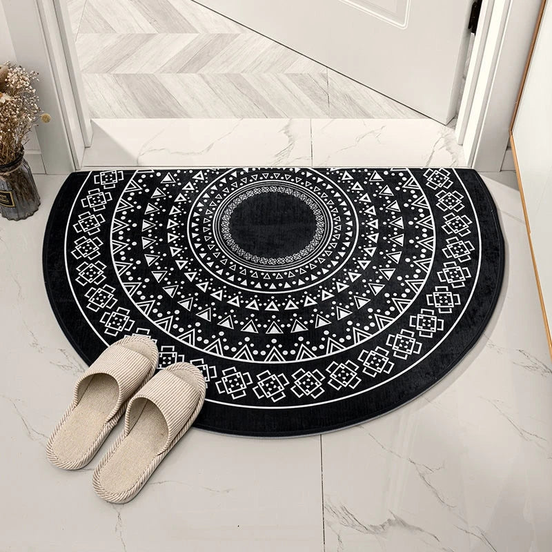 Half-Round Entrance Mat for Home and Office - Durable, Stylish, Non-Slip