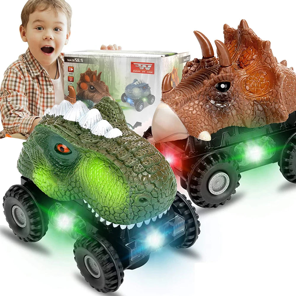 Dinosaur Toy Car Tyrannosaurus Rex Electric Interactive Game Model