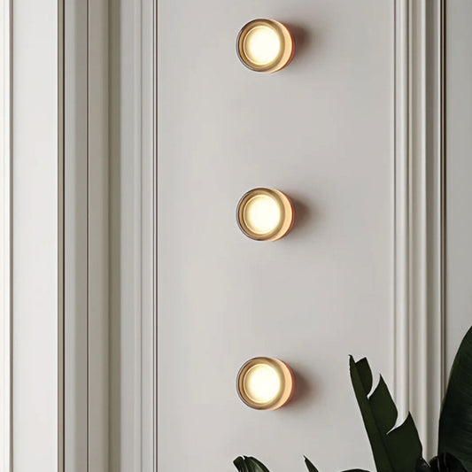 Glass Wall Lamp Dimple Design for Home and Office Lighting Decor