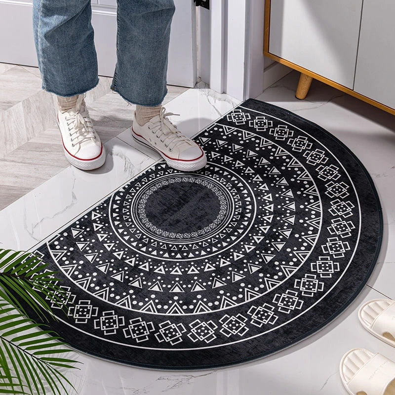 Half-Round Entrance Mat for Home and Office - Durable, Stylish, Non-Slip