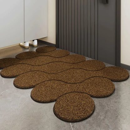 Glow Welcome Mat with Unique Design for Home Entryway Decor