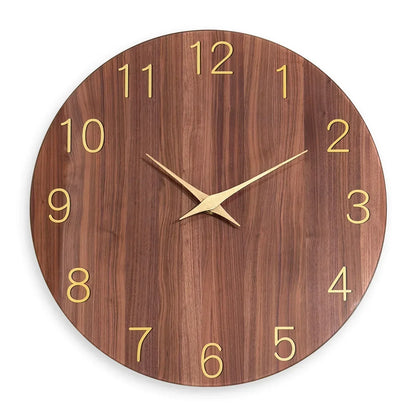Rustic Wall Clock for Home Decoration - Stylish Wooden Timepiece for Living Room