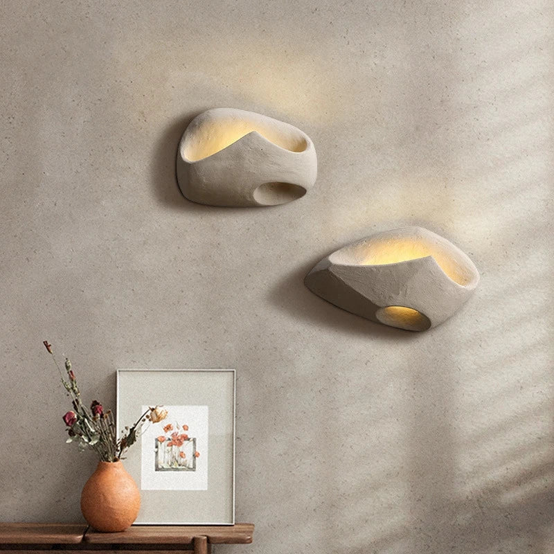 Cement Wall Light Fixture for Modern Home Decor and Ambient Lighting