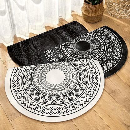 Half-Round Entrance Mat for Home and Office - Durable, Stylish, Non-Slip