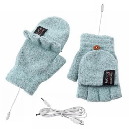 USB Heated Gloves Winter Hand Warmers