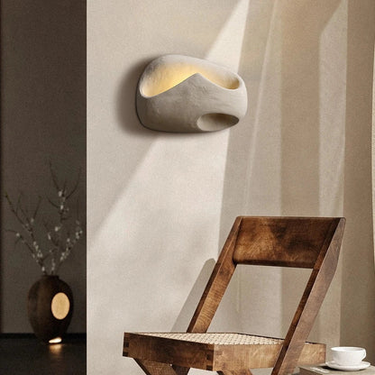 Cement Wall Light Fixture for Modern Home Decor and Ambient Lighting