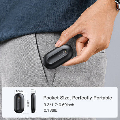 2-in-1 Rechargeable Magnetic Hand Warmers Portable Heater 2 Pack